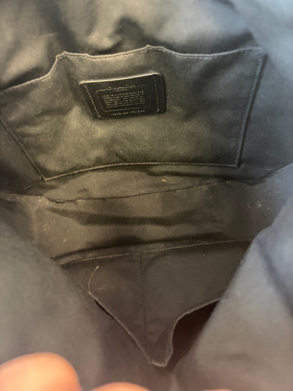 Coach Black Leather Shoulder Bag - Picture 15 of 16